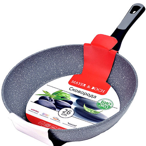 40410 Сковорода 26 см мрам.покр. съем.руч. MB (х6) - Mayer&boch фото 3