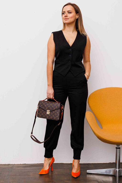 Костюм AURA 9207-164 черный  фото 2