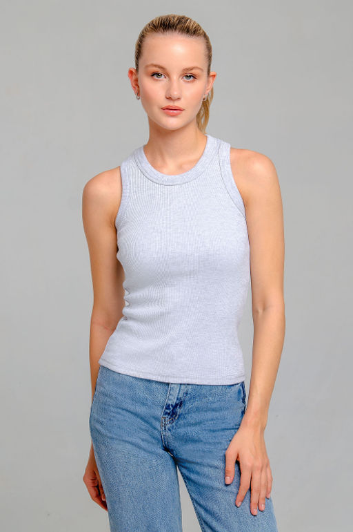 Арт.3201/7 Майка женская 42-46 (3 шт) Цвет:серый меланж - Калинка фото 12