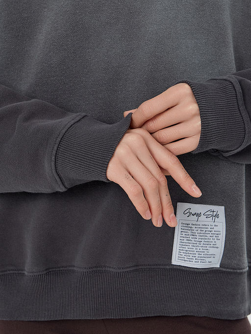 Свитшот женский серый - Mark formelle фото 4