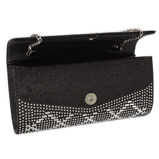 YT Женский вечерний клатч Silver AG13579 - SILVER ROSE фото 6