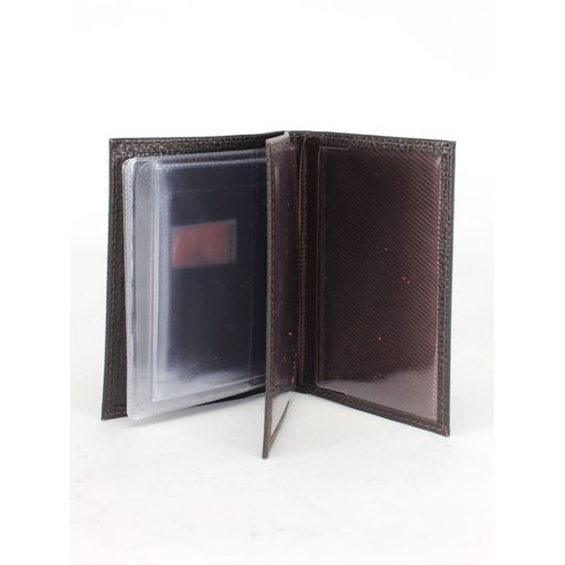 Обложка для авто+паспорт Croco-ВП-103 натуральная кожа коричневый флотер св нить (16/1) 243984 фото 3