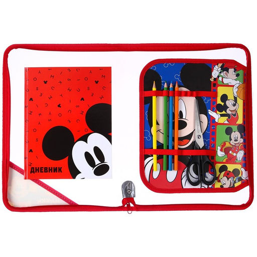 Папка пластиковая А4, на молнии, Микки Маус - Disney фото 4