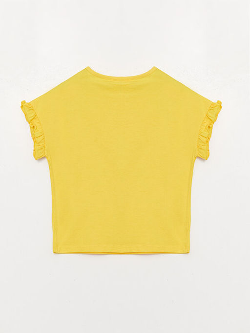 Bisiklet Yaka Basic K?z Bebek Ti??rt - Waikiki фото 2