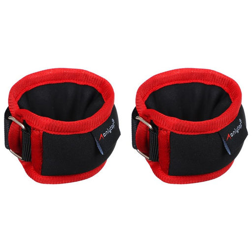 Утяжелители на запястье ONLYTOP, 2 шт. × 100 г, цвет красный