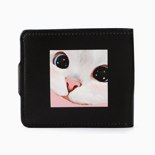 Кошелёк-книжка «Котик», 11×9.5×2 см