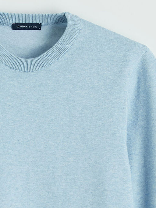 Bisiklet Yaka Erkek Triko Kazak