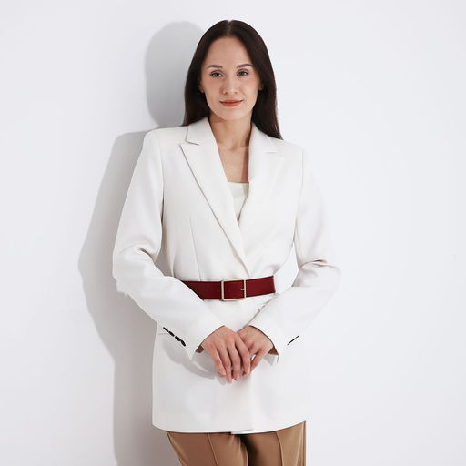 Ремень женский, ширина 4 см, пряжка металл, цвет тёмно-красный - Simaland фото 3