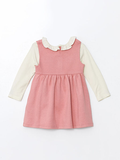 Nak??l? K?z Bebek Elbise ve Bluz 2li Tak?m - Waikiki фото 2