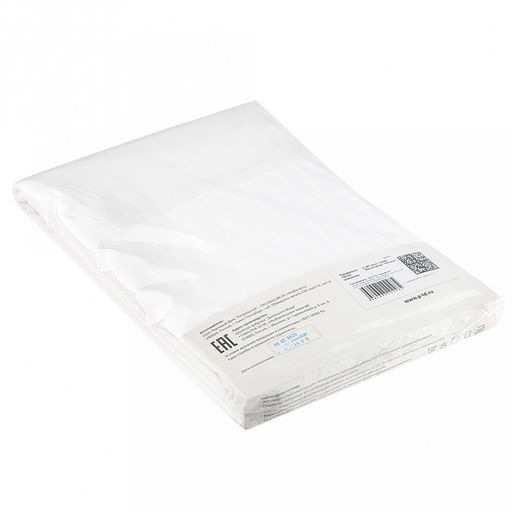 Пододеяльник Евро Белый лебедь 200х220см, JET-сатин страйп 135г/м2 (хлопок 100%), упаковка эконом, ПВХ 28х41см, т.м. Домашняя Мода (Россия)  фото 3