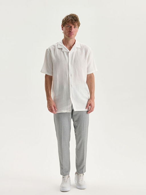 Standart Fit K?sa Kollu Erkek G?mlek