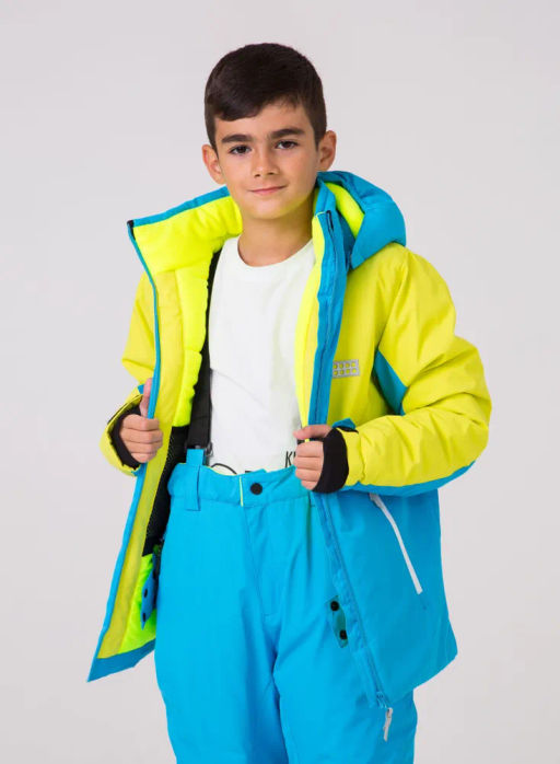 Горнолыжный костюм для мальчика зеленого цвета 9317Z - Valianly фото 23