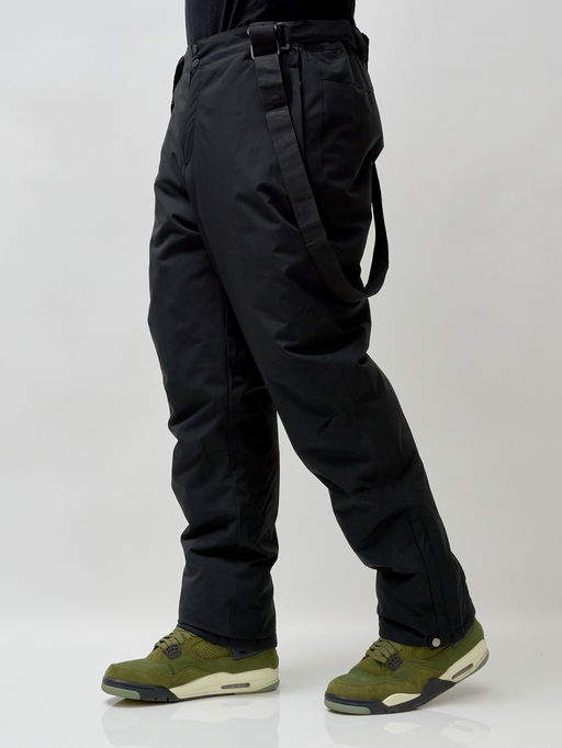 Горнолыжный костюм мужской зимний желтого цвета 372J