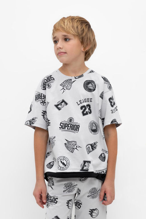 КР 302318/светло-серый,свобода движения к446 фуфайка для мал - Crockid фото 3