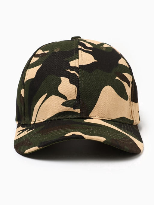 Кепка мужская MINAKU Камуфляж, 100% хлопок, размер 58, зелёная  фото 3