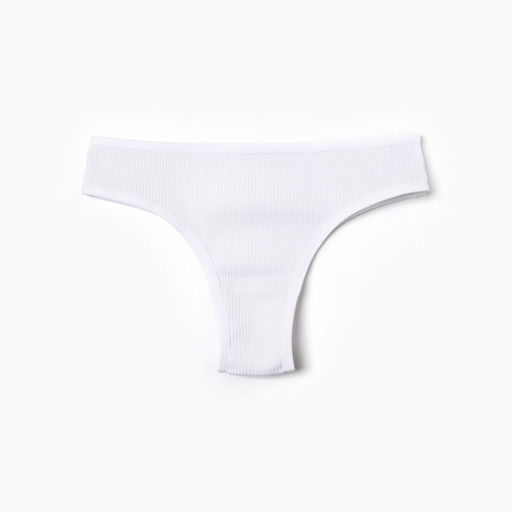 Трусы женские бразильяна MiNiMi, белые, размер 50 (XL)