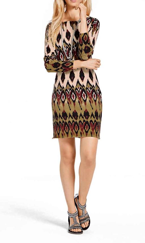 Платье, табак - Linea tesini фото 6