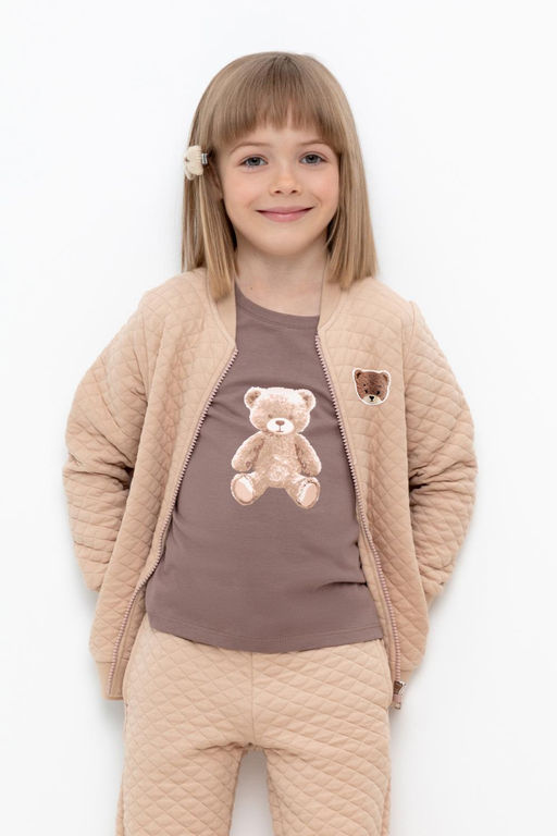 Crockid _ КР 301692/нежный бежевый к415 жакет для дев  фото 4