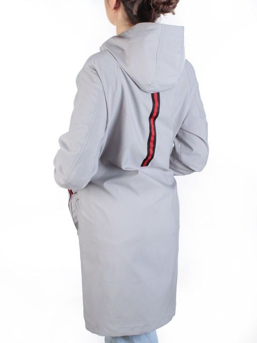 908 GRAY Ветровка женская NANOGUE (100% полиэстер) - Фабричный китай фото 6