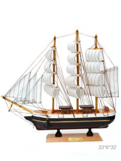 Макет парусного корабля 33х6х32 см / 8575G /уп 18/ - Галеонтрейд фото 2