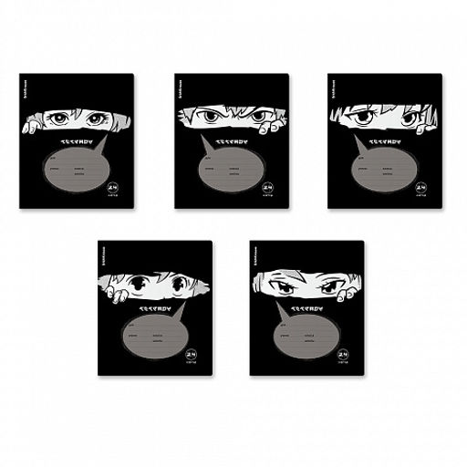 Цена за 10 шт. Тетрадь школьная ученическая ErichKrause Watching You, 24 листа, клетка, выборочный УФ-лак (в плёнке по 10 шт.)_MIX-PACK фото 2