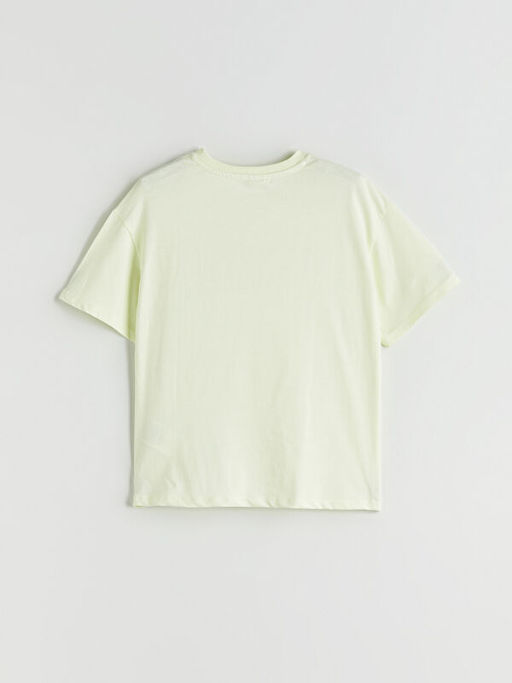 Bisiklet Yaka K?z ?ocuk Ti??rt