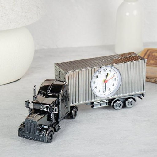 Часы настольные Контейнеровоз 30х6х10 см / F533 /уп 72/ - Галеонтрейд фото 4