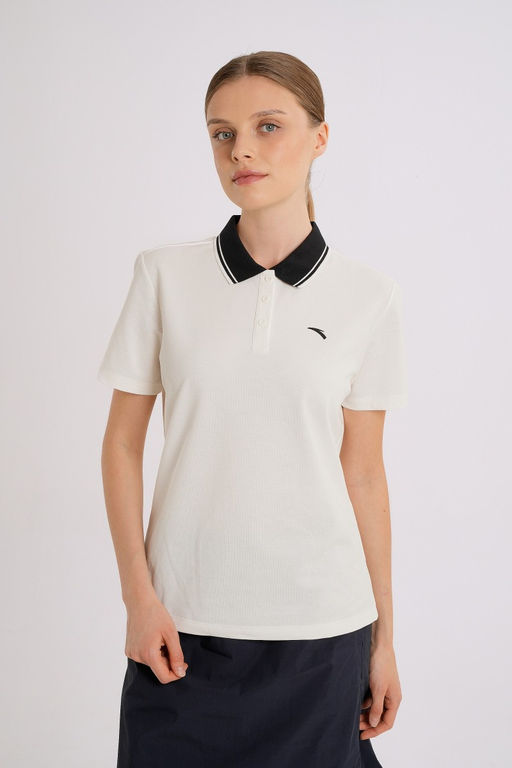 Поло Белый ANTA TRN-ESSENTIAL SS Polo  фото 2