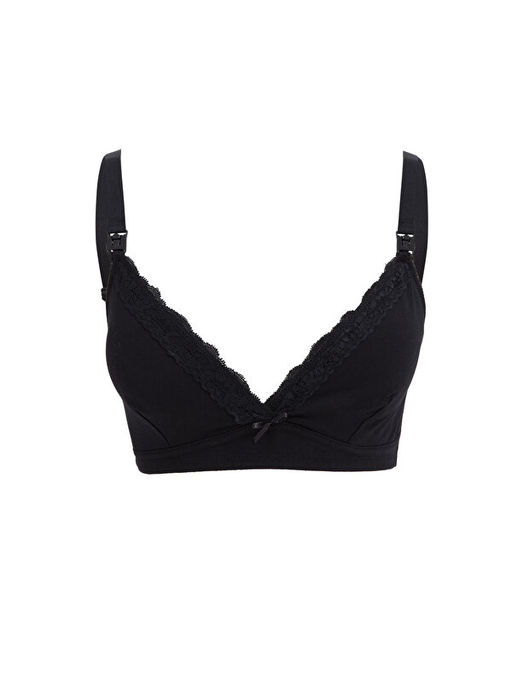 Balenli Dolgusuz Dantel Detayl? Emzirme S?tyeni