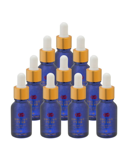 HAPPY HIGH Набор высококонцентрированных сывороток для лица с восточными травами / Highly Concentrated Oriental Herbs Ampoule, 15 мл x 10