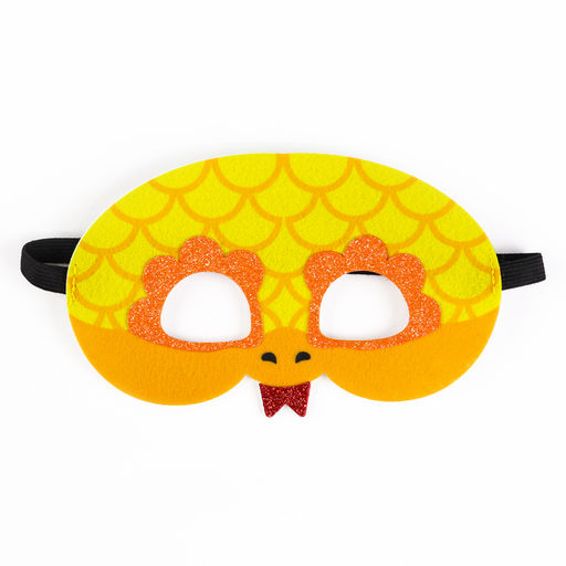 Карнавальный набор «Золотая Змея»: плащ длина 80 см, маска