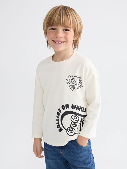 Bask?l? Erkek ?ocuk Ti??rt