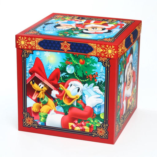 Коробка складная, новогодняя Сказочного Нового года, 30 ? 30 ? 30 см