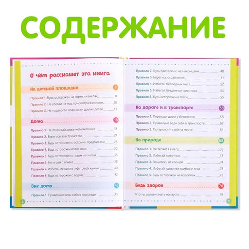 Энциклопедия в твёрдом переплёте Безопасность для детей, 80 стр. - Буква-ленд фото 3