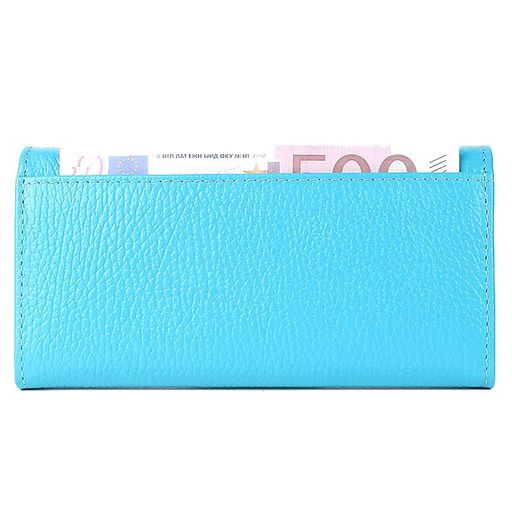 Портмоне женское Premier-DM-1 н/к, 6 отд, 4 карм, голубой флотер (324) 193746  фото 2