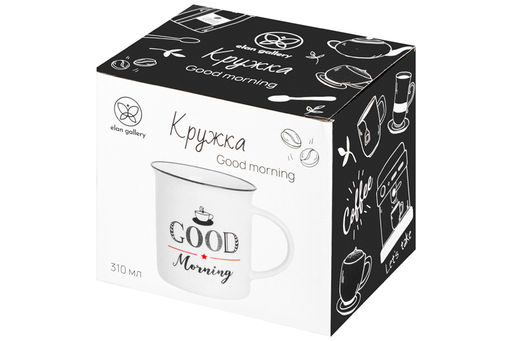 Кружка 310 мл 11,5*8,5*9 см "GOOD MORNING"