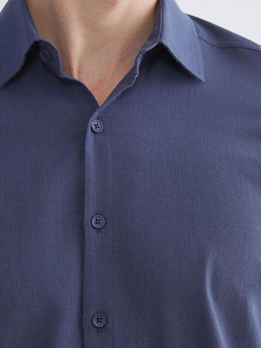 Slim Fit Uzun Kollu Erkek G?mlek