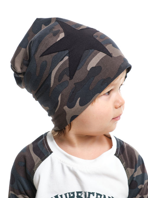 Шапка со звездой UD 3020 камуфляж