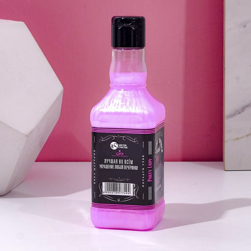 Гель для душа виски Party Lady, 250 мл, аромат малинового коктейля, Чистое счастье  фото 4