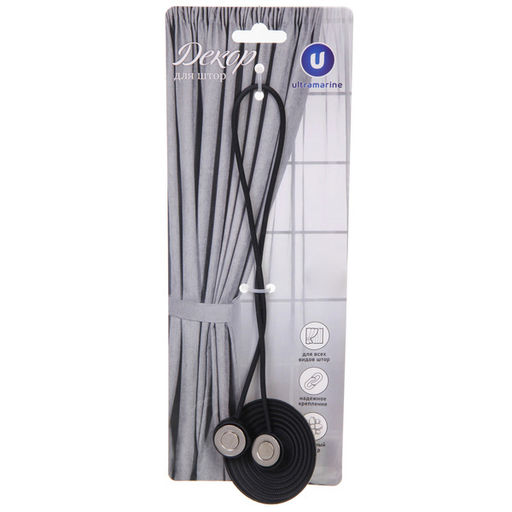 Подхват для штор на магните "Галактика бежевый" 6см S1741