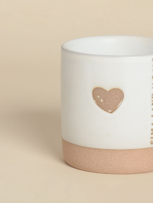 Кружка SL Home Сердце, 520 мл, 13.5?9.6?9.8 см, керамика, белая