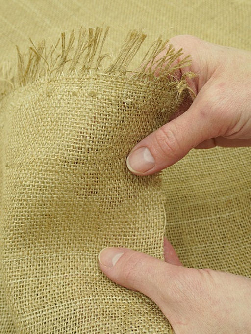 Мешковина повышенной плотности, СОРТ2, ш.1.05м, джут-100%, 370гр/м.кв - Купава фото 6