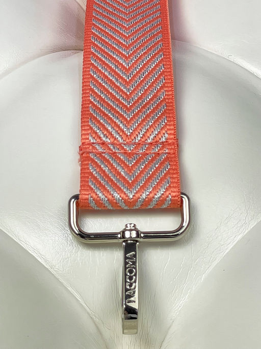 LACCOMA ремень 1000-елка-3,8-розов/сереб полиэстр