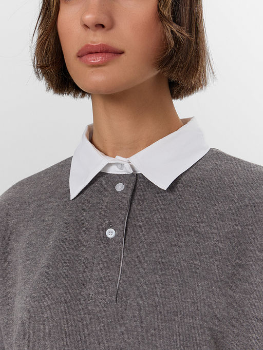 Джемпер женский серый - Mark formelle фото 6