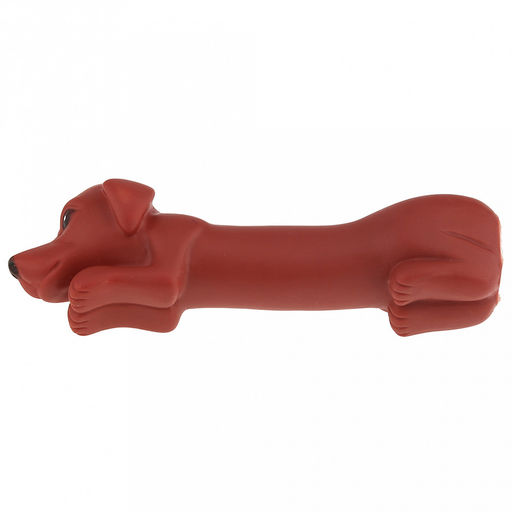 Игрушка для собаки Такса 17,5х4,5х5см, с пищалкой, ПВХ, цвета микс (коричневый, бежевый, белый/черный), Пэт тойс (Pet toys) (Китай)  фото 8