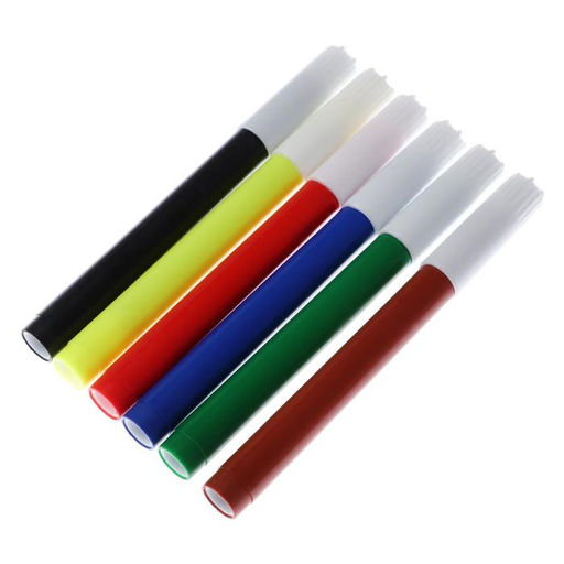 Фломастеры 6 цветов Jambo, вентилируемый колпачок, толстые - Calligrata фото 4