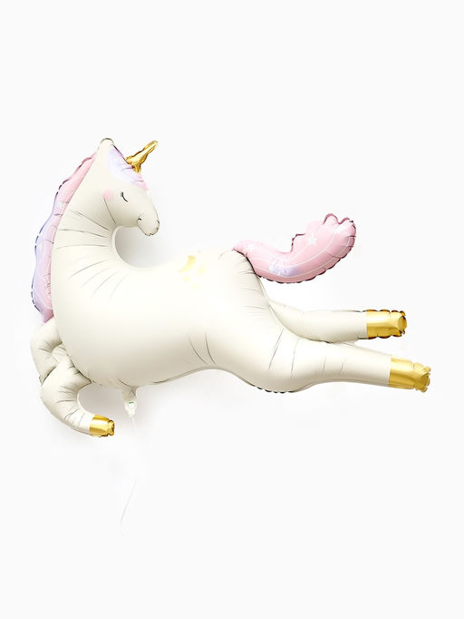 Воздушный шар фольгированный 45" «Нежный единорог»