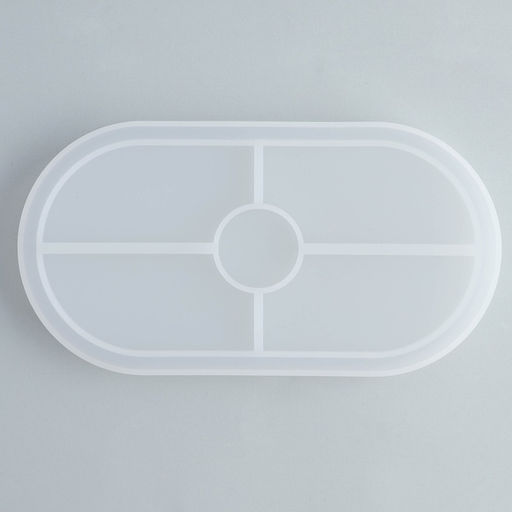 Подставка из гипса. Набор для создания поддона с поталью «Овал»