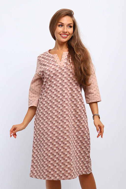 Сорочка теплая, футер с начесом (01060) - Плиона фото 35