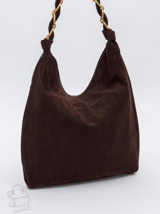 Сумка женская кожаная 1048M coffee Polina&Eiterou в Новосибирске